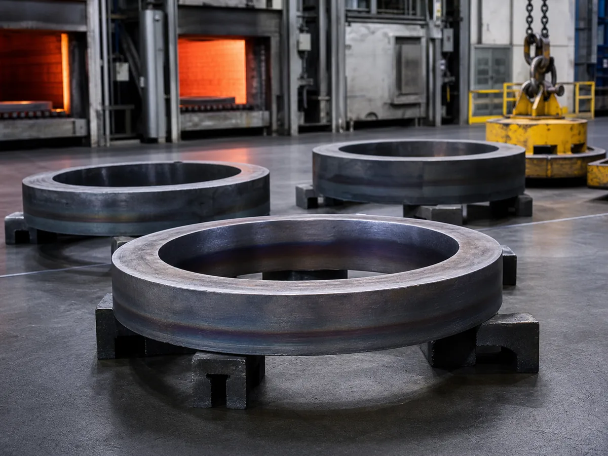 Custom forged ring and shaped forging process reference for BLD RFQ review