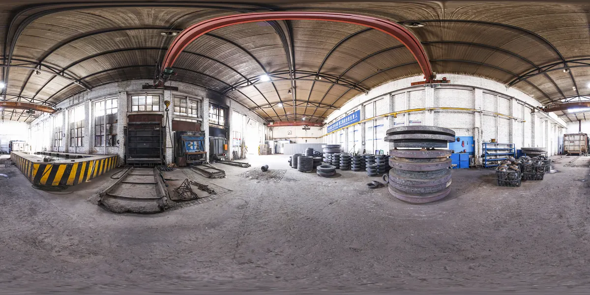 BLD forging workshop panoramic view